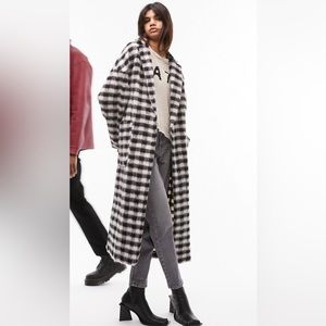 Topshop longline coat